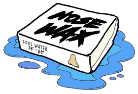 Bar of Nose Wax surf wax, cool water formula for 58 to 68 degree water
